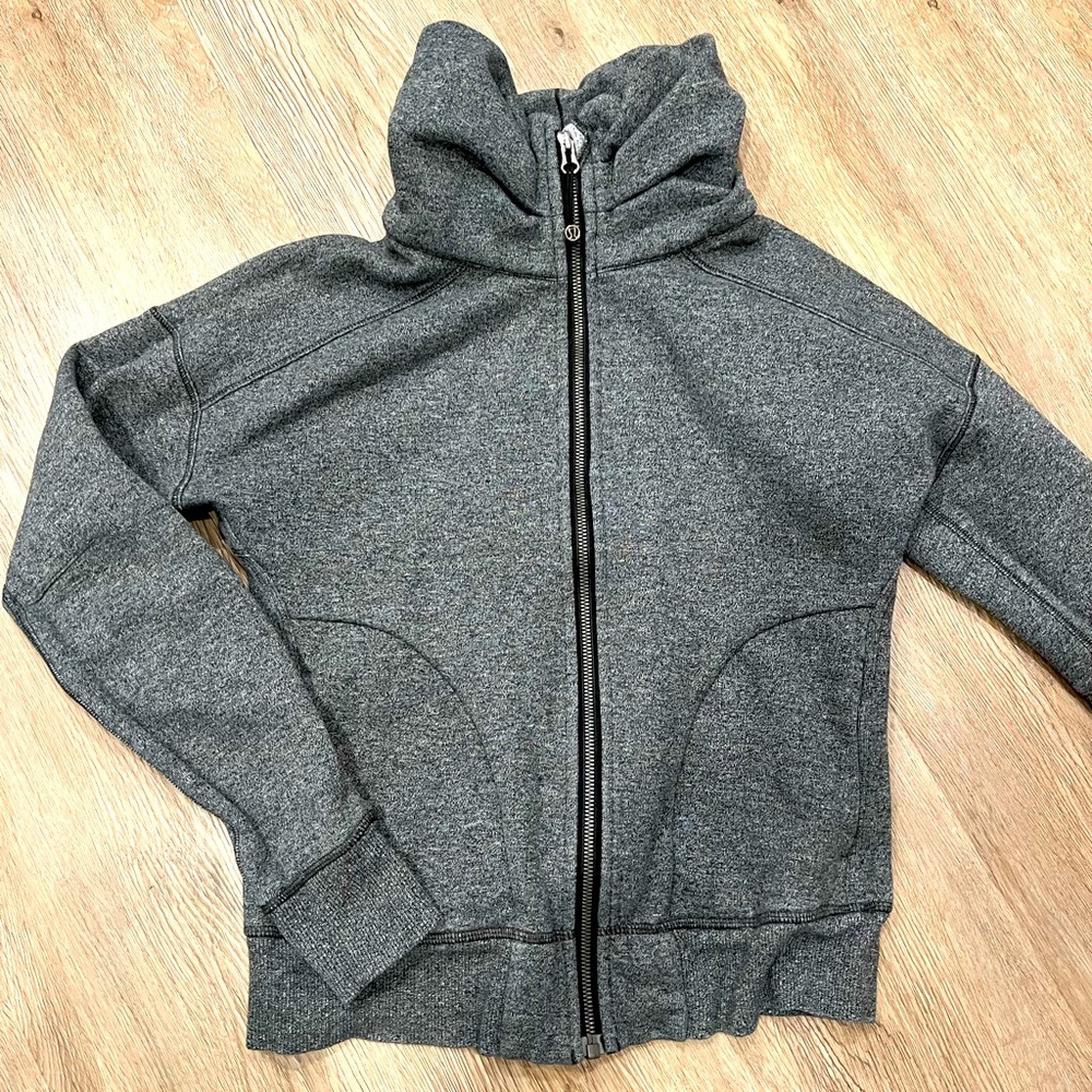 Lululemon Gray Zip Up Jacket/Sweatshirt, Size 2/XS